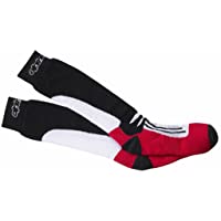 Alpinestars 1207239 - Calcetines- negro-rojo- L-XXL- juego de 2